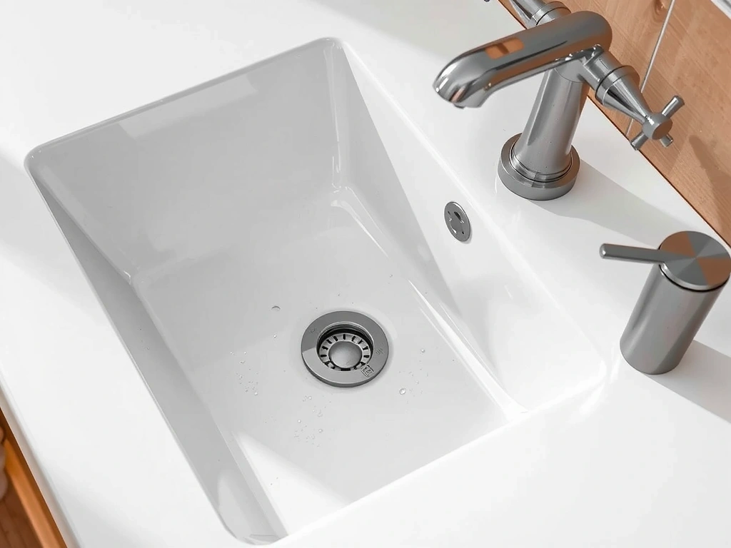 Čistá umyvadlová baterie