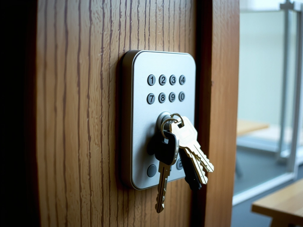 Prague apartment keypad